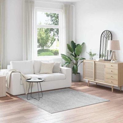 vidaXL Protišmykový Shaggy Koberec Sivá 160 x 160 cm PP
