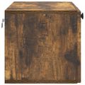 vidaXL Nástenná TV skrinka Nástenný Dymový dub 78,5 x 31 x 30 cm