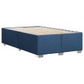vidaXL Boxspring posteľ s matracom modrá 120x200 cm látka
