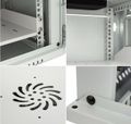 RACK skriňa závesná NEKU TS 19" 4U 450mm, sv. šedá, na samozostavenie RACK skříň závěsná NEKU TS 19" 4U 450mm, sv. šedá, k samosestavení
