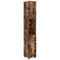vidaXL Sada kúpeľňového nábytku 5 ks Dymová dub 61 x 35 x 64 cm