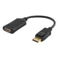 DELTACO Redukcia DisplayPort na HDMI (DP-HDMI32)