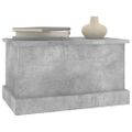 vidaXL Úložný box betónovo-sivý 50x30x28 cm spracované drevo