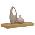 vidaXL Stenná polica Nástenná montáž Hnedá 50 x 23,5 x 3,8 cm
