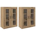 vidaXL Závesné skrinky 2 ks dub artisan 69,5 x 34 x 90 cm