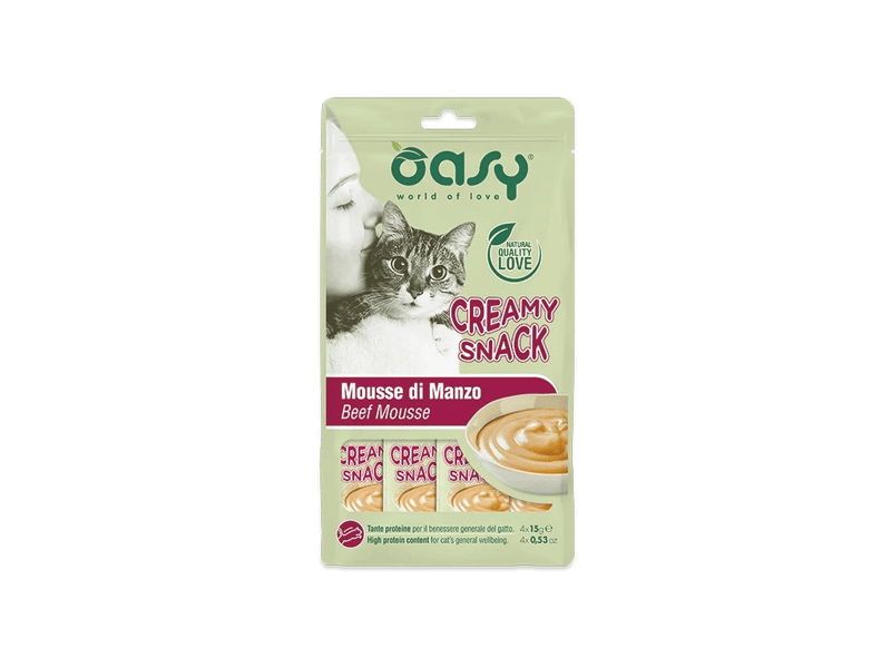 OASCCSMA0060 Oasy CREAMY Snack BEEF 4x15g