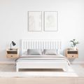 vidaXL Nočný stolík 2 ks Hnedá 38 x 36 x 29,5 cm Borovicový masív