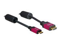HDMI kábel - HDMI s pinmi (male) do 19 pin mini HDMI Type C s pinmi (male) - 3 m