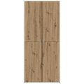 vidaXL Highboard 2 ks Remeselný dub 80 x 42 x 185 cm