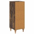 vidaXL Zásuvkový kabinet 33 x 34,5 x 90 cm Kompozitné drevo Dymový dub
