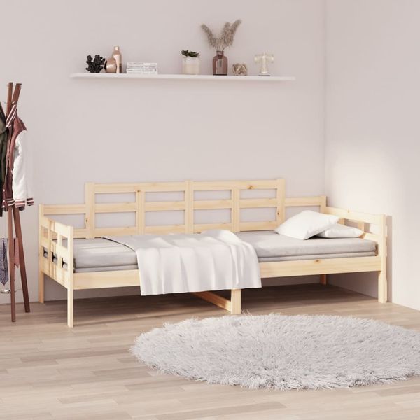 vidaXL Denná posteľ borovicový masív 90x200 cm