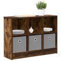vidaXL Servírovacia skriňa Dymová dub 73,5 x 22,5 x 53,5 cm
