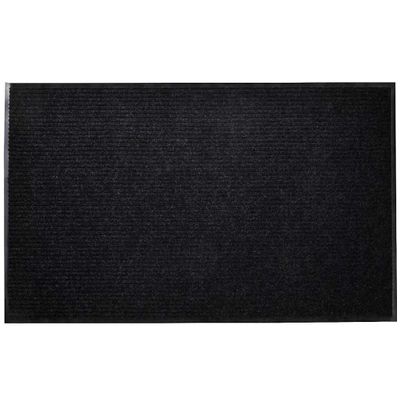 vidaXL Rohož pred dvere, čierna 90 x 120 cm, PVC