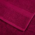 vidaXL Prémiové uteráky SOLUND 10 ks bordové 100x200 cm 600 g/m2
