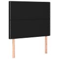 vidaXL Posteľný rám boxspring s matracom čierny 90x200 cm látka
