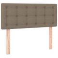 vidaXL Boxspring posteľ s matracom sivohnedý 100x200 cm látka