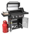 Plynový gril G21 Alabama Black BBQ Premium Line, 5 horákoch + zadarmo redukčný ventil