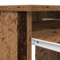 vidaXL Stôl staré drevo 86x49x76 cm kompozitné drevo