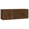 vidaXL Nástenné TV skrinky 2 ks hnedý dub sonoma 57x34,5x40 cm