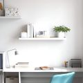 vidaXL Plávajúca nástenná polica dubová a biela 80x23,5x3,8 cm MDF