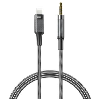 Kábel XO audio NB-R279A Lightning - jack 3,5mm 1,0m čierny