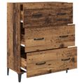 vidaXL Servírovacia skriňa so zásuvkou Staré drevo 69,5 x 34 x 90 cm