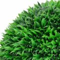 vidaXL Umelé buxusové gule s LED svetlami, 2 ks, zelená, 55 cm
