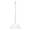 vidaXL Industriálna vintage závesná lampa 25 W, biela 41 cm E27