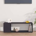 vidaXL TV skrinka sivá 100x24x32 cm drevotrieska