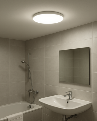 Q-220CP LED stropné svietidlo RIMA 10W 850lm 4000K ø22,5cm/kruhové biele QTEC