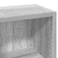 vidaXL CD skrinky 2 ks sivý dub sonoma 21x16x93,5 cm spracované drevo