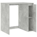 vidaXL Kabinet na práčku Betónová 87 x 60 x 89 cm Kompozitné drevo