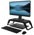 FELLOWES stojan pod monitor HANA LT/ 560mm x 102mm x 222mm/ černý Stojan pod monitor, nastavitelná výška 3 polohy, nosnost 22,6 kg, rozmery 402×194 mm, cerný, recyklované materiály