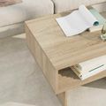vidaXL Konferenčný stolík Sonoma dub 48 x 46 x 35 cm Kompozitné drevo