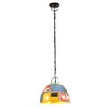 vidaXL Industriálna vintage závesná lampa 25 W, farebná 31 cm E27