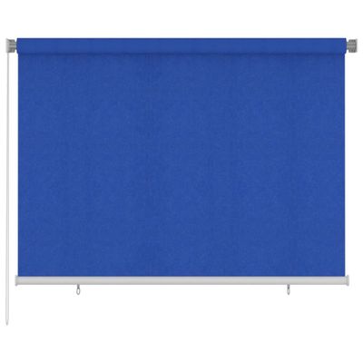 vidaXL Vonkajšia zatemňovacia roleta 200x140 cm modrá HDPE