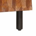 vidaXL TV skrinka s dverami Drevité hnedé dokončenie 105 x 33 x 46 cm
