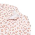Plavky s krátkym rukávom s UPF 50+ Beige Leopard