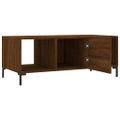 vidaXL Konferenčný stolík hnedý dub 102x50x40 cm kompozitné drevo
