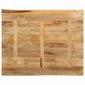 vidaXL Stolová doska s ostrým okrajom 110x80x3,8 cm masívne drevo, surové mango