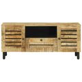vidaXL Úložné skrine Prírodná 105 x 33 x 46 cm Masívne mango drevo