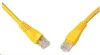 Solarix - patch kabel CAT6 UTP PVC 10m žlutý snag proof