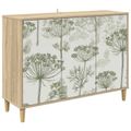 vidaXL Servírovacia skriňa GOTHA Sonoma 102 x 33 x 75 cm