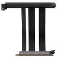HYTE Riser PCI-E 5.0 / Pitch Black / farebný kryt / Dĺžka: 200mm Kábel, pre VGA, PCIe 5.0 x16, 64GB/s, 30AWG, EMI tienenie, 200mm, čierny kábel, čierny kryt