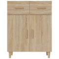 vidaXL Komoda dub sonoma 69,5x34x89 cm spracované drevo