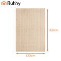 Elektrická vyhrievaná deka s reguláciou teploty 180x130 cm Ruhhy 26224, béžová
