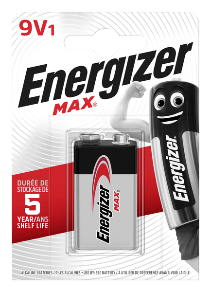 Energizer MAX 9V 522 1ks alkalická batéria E301531800
