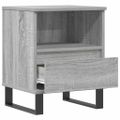 vidaXL Nočné stolíky 2 ks sivý dub sonoma 40x35x50 cm kompozitné drevo