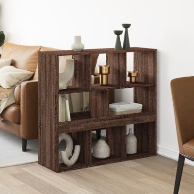vidaXL Deliaca stena hnedý dub 100x33x94,5 cm kompozitné drevo