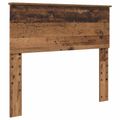 vidaXL Rám postele Staré drevo 100 x 200 cm Masívne borovicové drevo
